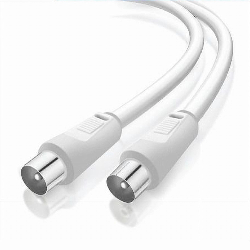 Trade Shop - Cavo Da 1.5 Metri Tv Maschio / Maschio Coassiale Prolunga Antenna Cav-tv1.5m -