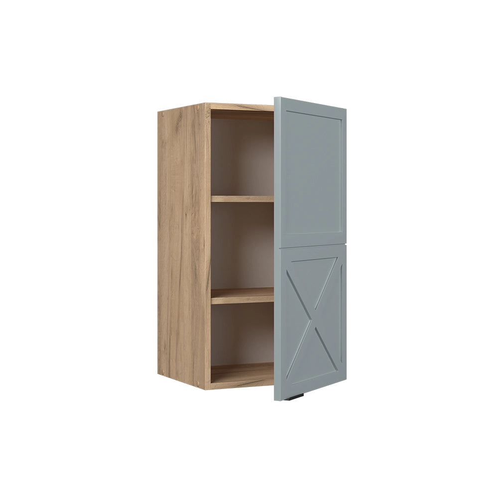 Vicco Pensile da cucina Blu-grigio chiaro 40 cm