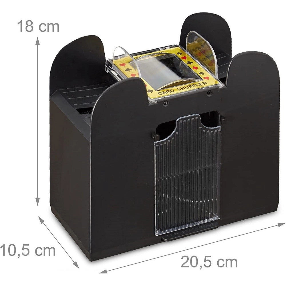 Trade Shop - Mixer Automatico Di Carte Fino A 6 Mazzi Da Poker A Batteria Solo Carte Standard -