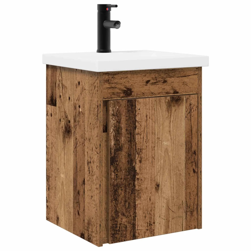 Mobile bagno con rubinetto Legno antico 42 x 40 x 74,5 cm 889535