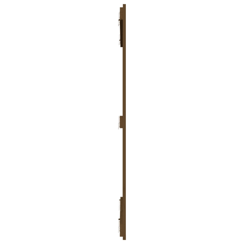 Testiera da Parete Ambra 108x3x110 cm in Legno Massello di Pino 824926