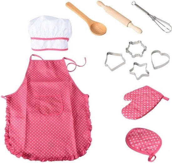 Set di asciugamani per bambini, 11 pezzi, cucina per bambini, gioco, acqua impermeabile, per bambine