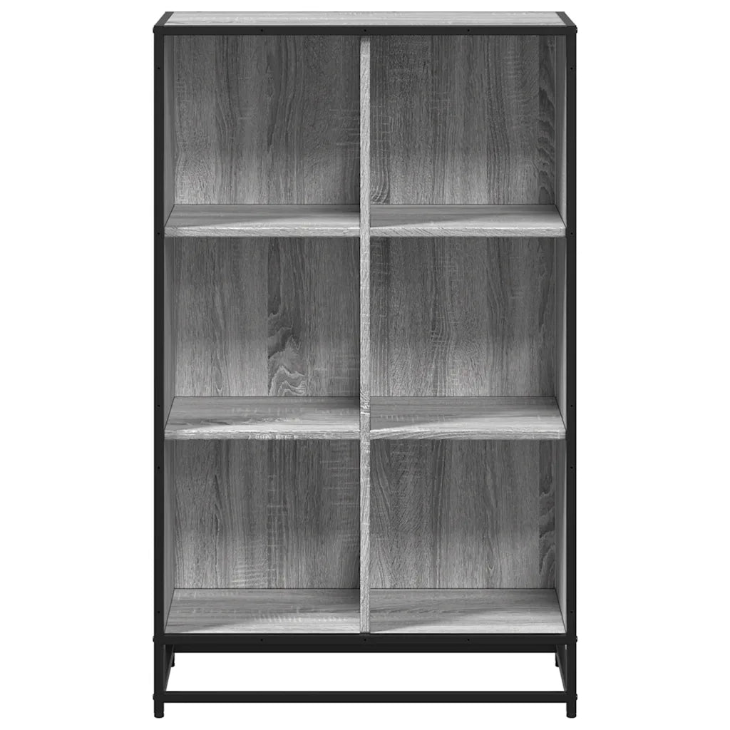 Libreria Grigio Sonoma 65,5x33x107,5 cm in Legno Multistrato 849162