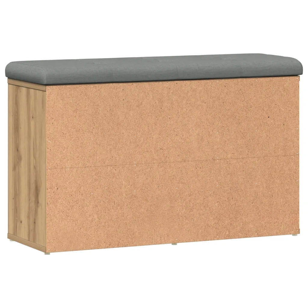 Scarpiera Rovere Artigianale 82x32x50 cm in Legno Multistrato 857624