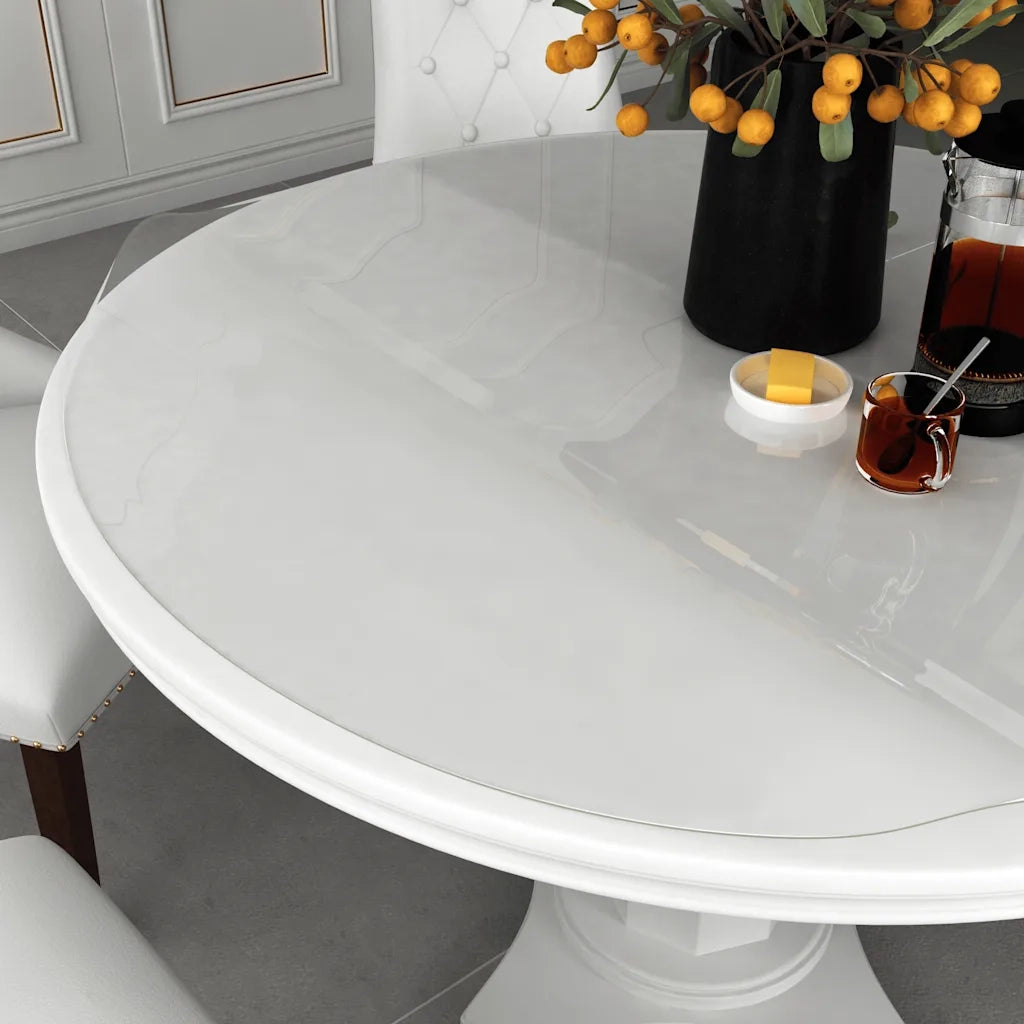 Protezione Tavolo Trasparente ? 90 cm 1,6 mm in PVC CFW1314857