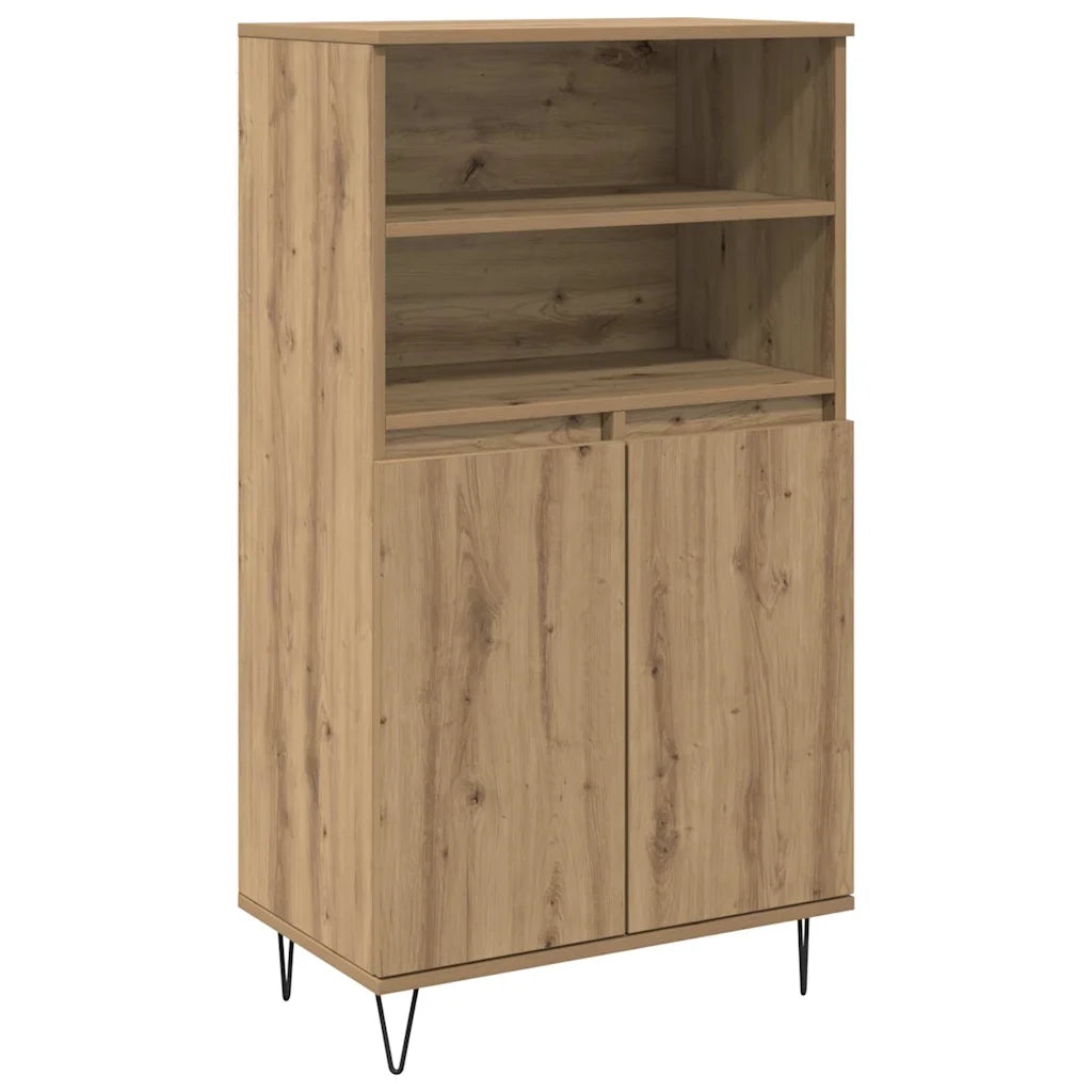 Credenza-Buffet-Armadio da cucina Marrone 60 x 36 x 110 cm Legno multistrato 724295