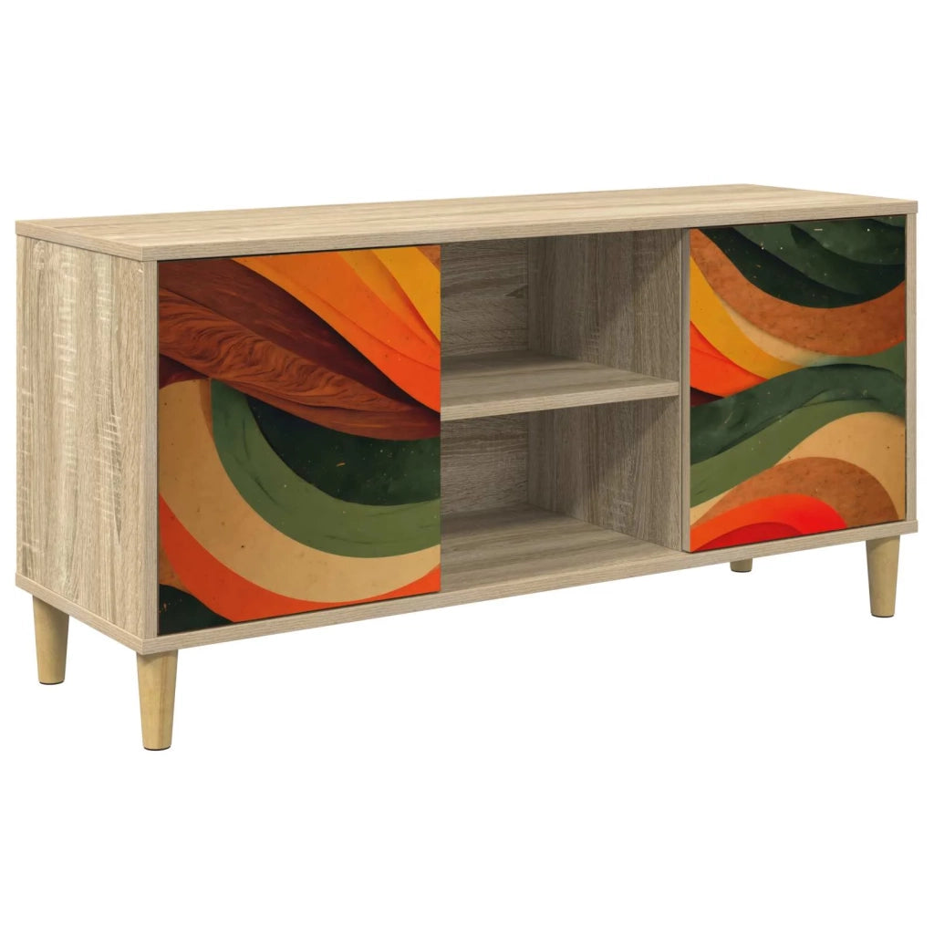 Mobile TV BONN 102 x 33 x 50 cm Sonoma Legno ingegnerizzato 8007041