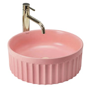 Lavabo Da Appoggio Rea Duo Sweet Pink Matt