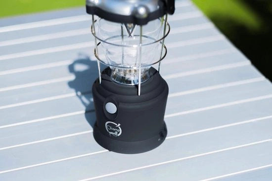 Lanterna 12 LED con maniglia e bussola - Adulti Unisex - Unità di misura TU