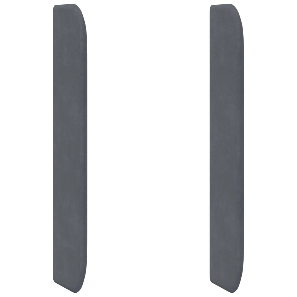 Orecchia della Testata Grigio 80 x 16 x 4 cm Velluto CFW8413410