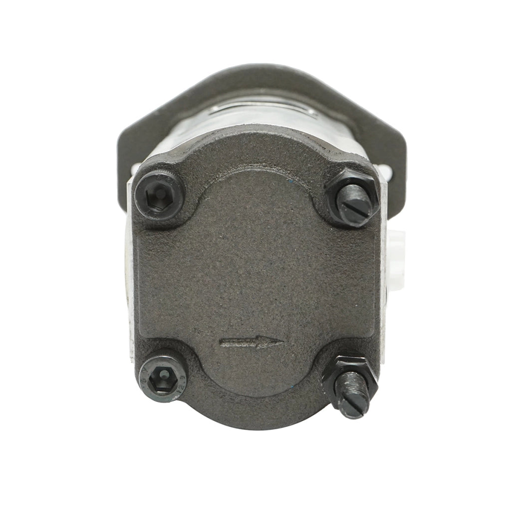 Pompa idraulica doppio corpo John Deere con senso di rotazione a sinistra, codice RE197623.