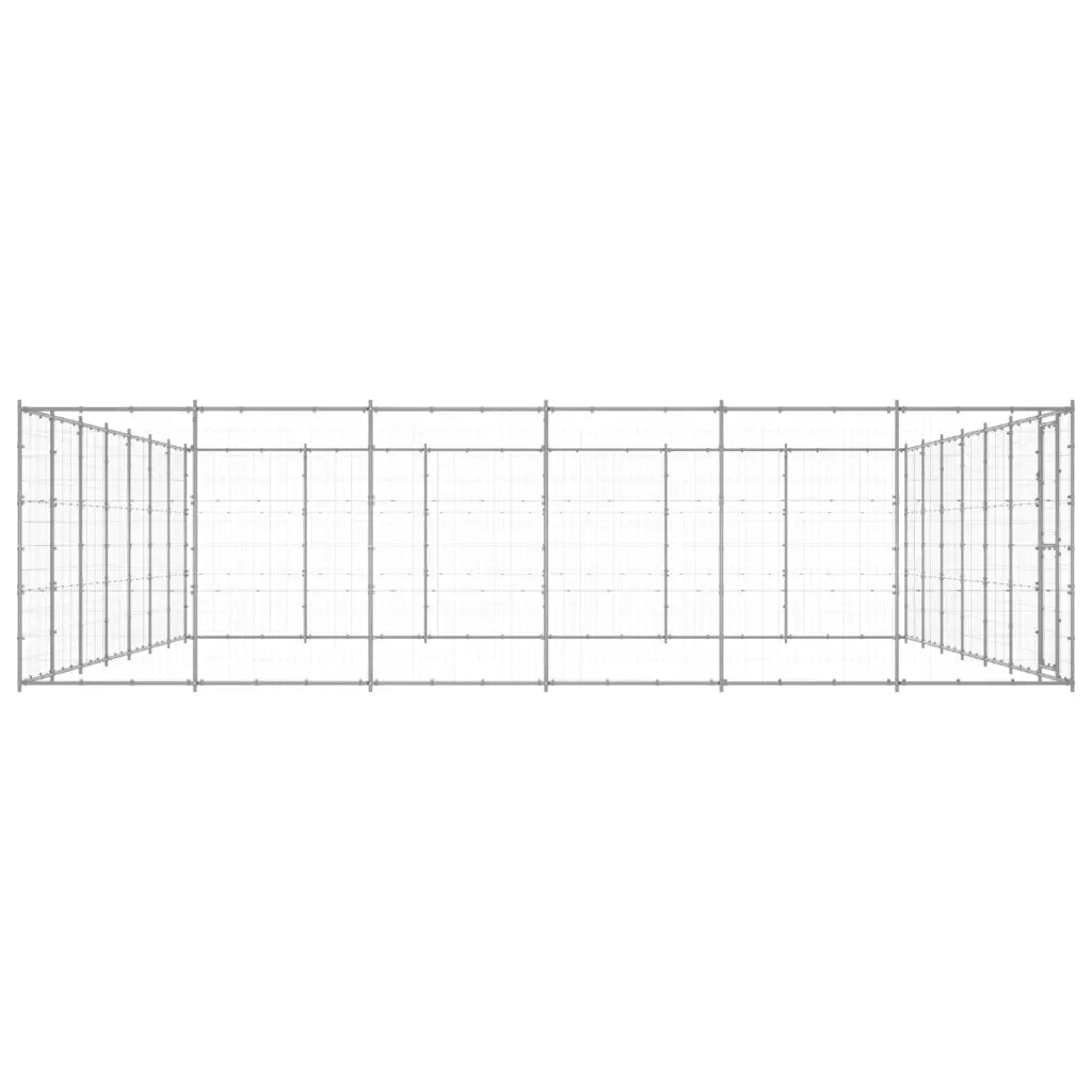 Gabbia per Cani da Esterno in Acciaio Zincato 50,82 mÂ² cod mxl 59985
