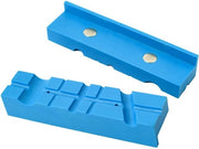 Pads per Vise - 2 Pack - Coperture in TPU in Rattanatura Duratura - Chiusura Magnetica - Disegno a Multi-Scala - Chiodo a Falciapiedi Universale - Chiodo a Falciapiedi per Vise