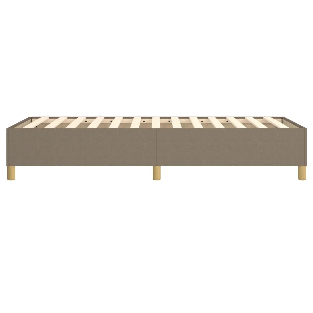 Struttura Letto a Rete a Molle Tortora 90x190 cm Tessuto 3120925
