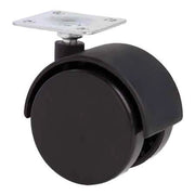 RUOTA ARREDAMENTO GEMELLATA C/PIASTRA 30 mm - portata 25 kg - 4 pezzi