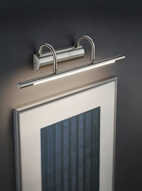 Applique da Interno a LED in Metallo Nickel Opaco