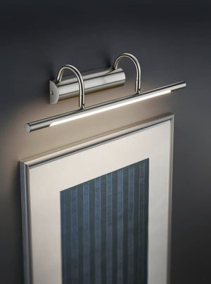 Applique da Interno a LED in Metallo Nickel Opaco