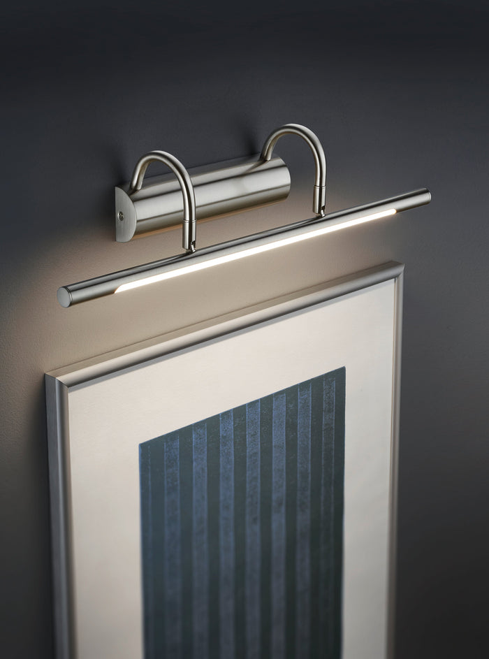 Applique da Interno a LED in Metallo Nickel Opaco