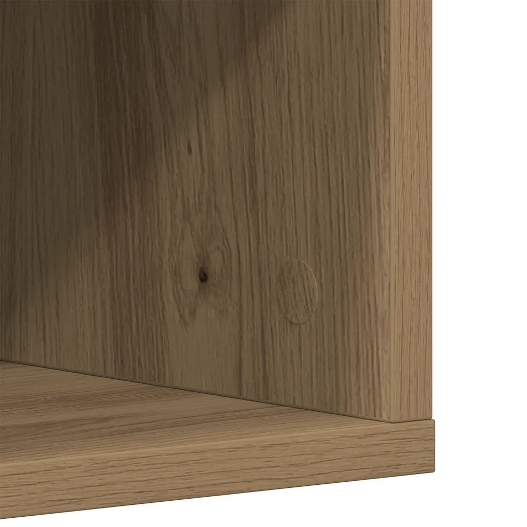 Scarpiera | Mobile per scarpe Rovere Artigianale 54x34x183 cm in Legno Multistrato