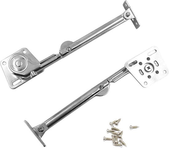 Supporto di Valvola - Sostegno a Sfoglia - Cardine - Cassetto - 2pz Lega di Zinco - Sostegno Regolabile - Cardine a Sfoglia - per Cucina - Mobili