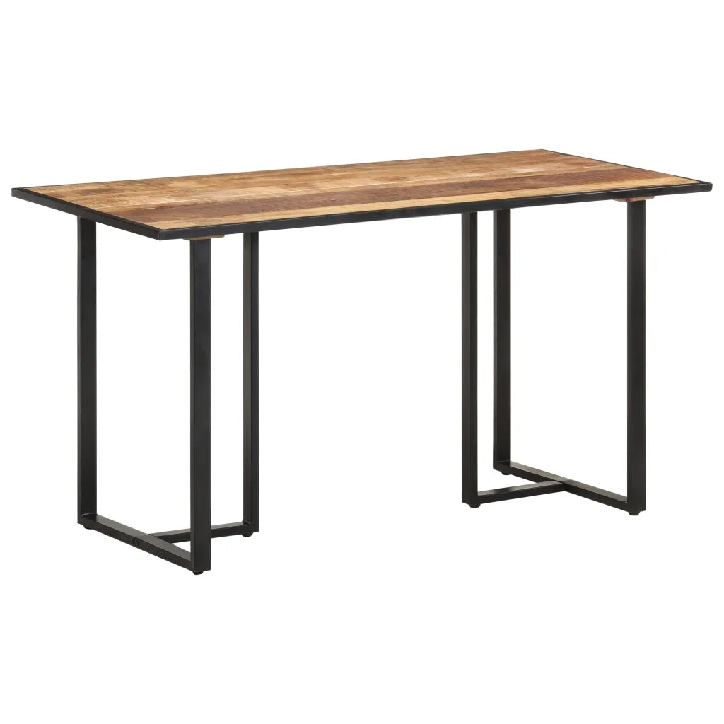 Tavolo da Pranzo 140 cm in Legno di Mango Grezzo cod mxl 58859