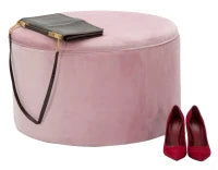 Puff Porta Scarpe Pink Cm Ø 71X41