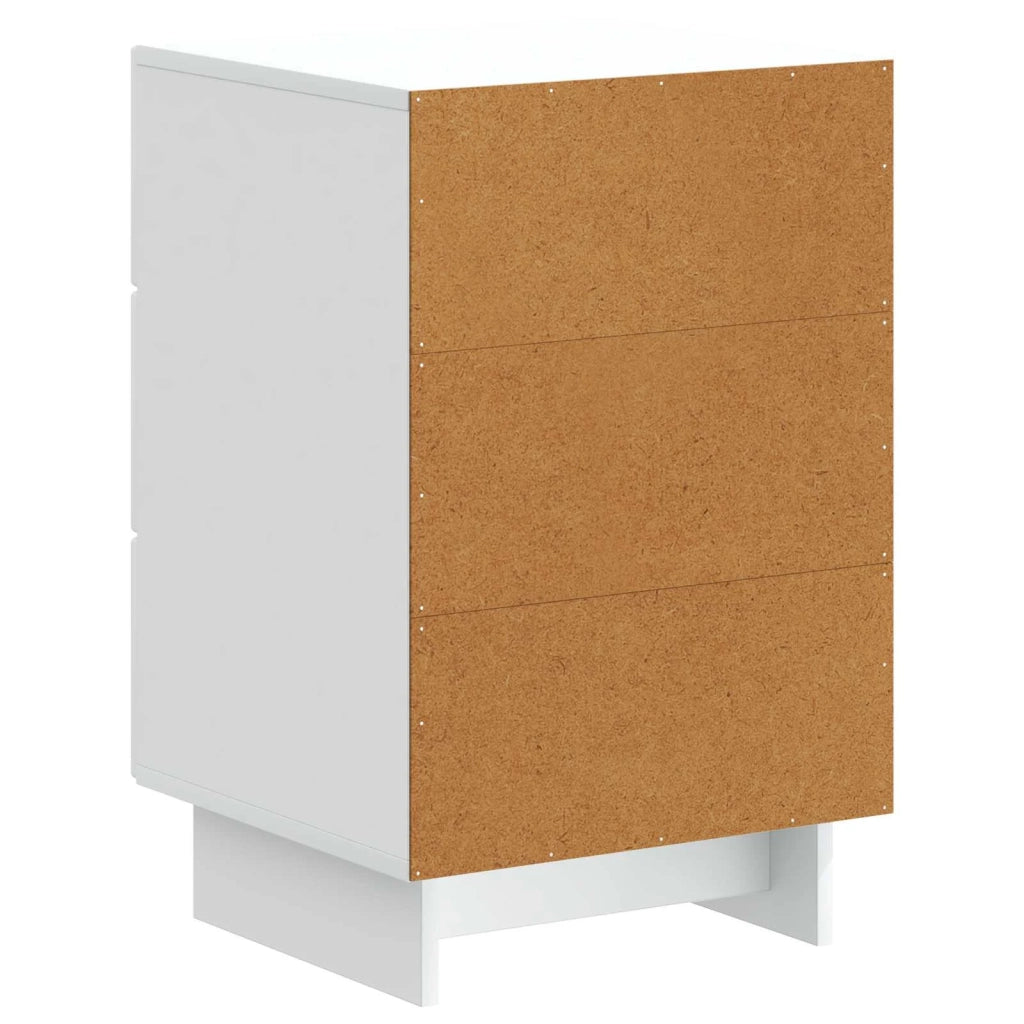 Armadio da Notte Bianco 43 x 41 x 66,5 cm Legno ingegnerizzato 893865