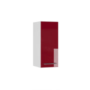 Pensile da cucina Fame-Line Bordeaux lucido/Bianco 30 cm Vicco