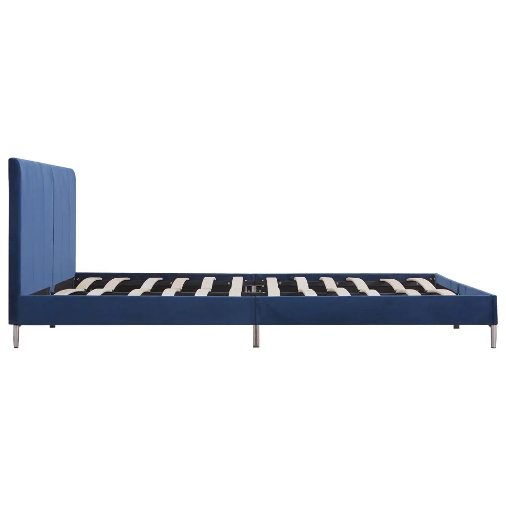 Giroletto senza Materasso Blu 180x200 cm in Tessuto 280955