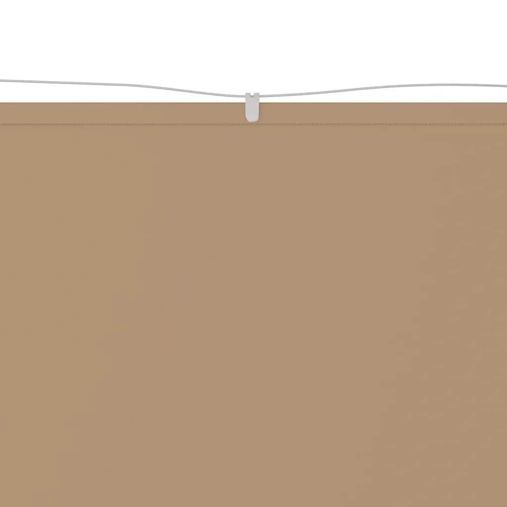 Paravento Verticale Tortora 60x1200 cm in Tessuto Oxford