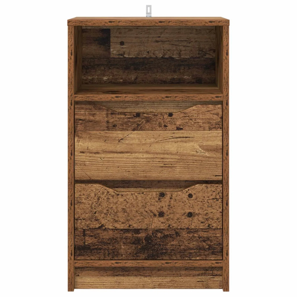Comodini 2 pcs Legno vecchio 40 x 30 x 467 cm Legno multistrato 888924