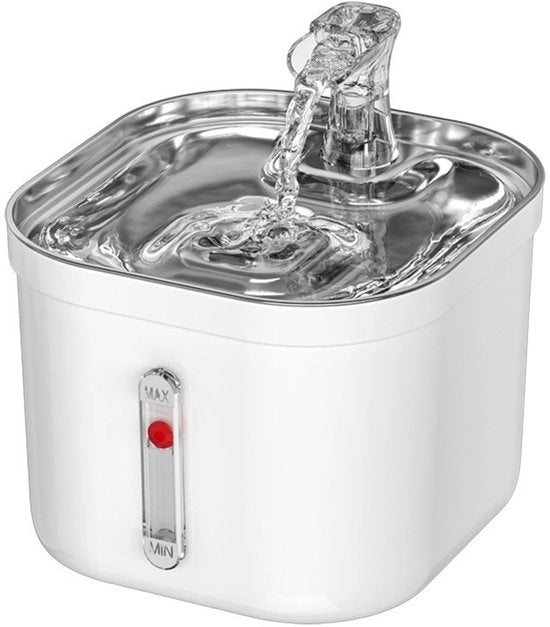 Dispensatore automatico di acqua per gatti e cani da 2 litri, filtrazione migliorata e pompa duratura, acqua fresca a 24/7