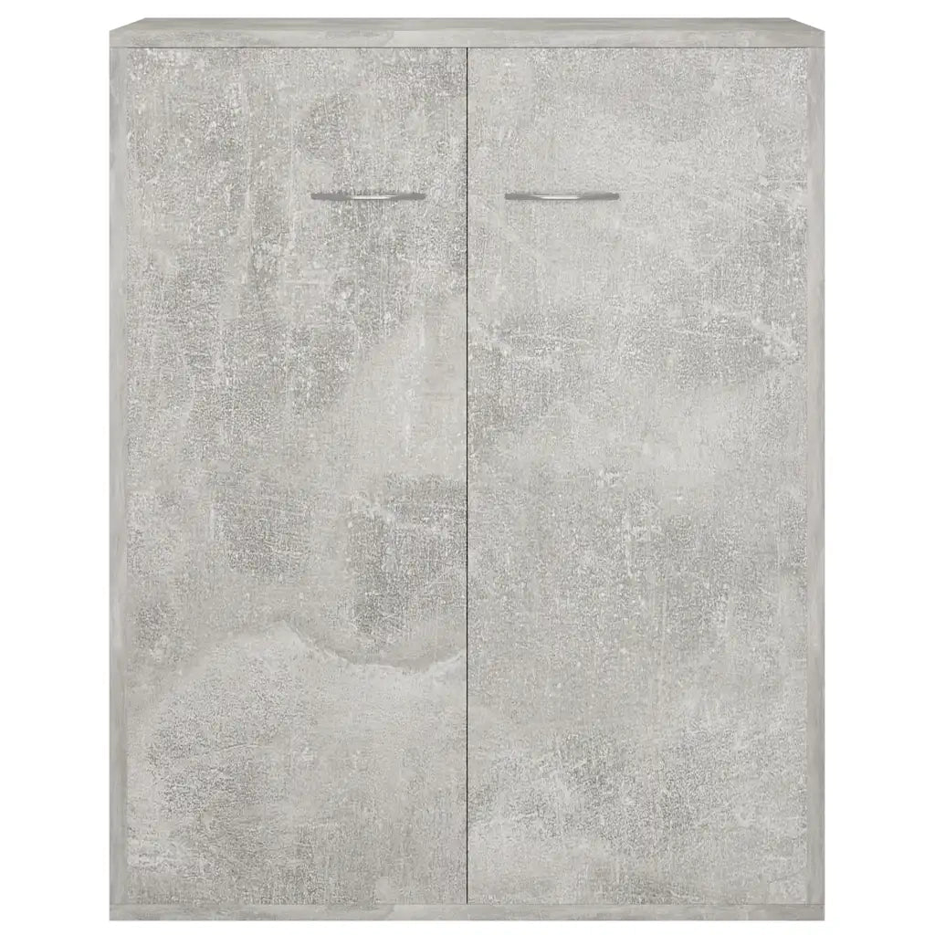 Credenza | Madia | Buffet da pranzo | Armadio da pranzo Grigio Cemento 60x30x75 cm in Legno Multistrato