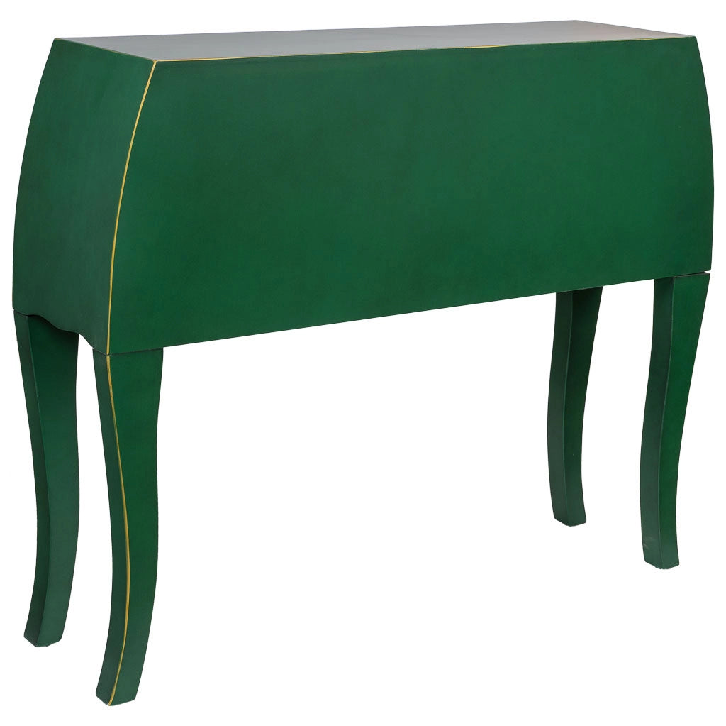 Mobile da ingresso in legno con 4 cassetti e 2 porte 98x26x80h cm
