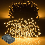 Illuminazione esterna LED calda bianca 40M 300Leds - 8 modalità timer e funzione di memoria - Impermeabile IP65 per festa Natale Festa di Natale giardino di nozze