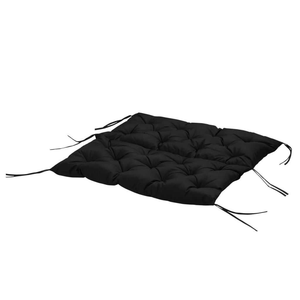 Cuscino per Panchina 3 Posti ¨C Zephmum ¨C Nero 100x98x8 cm