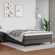Materasso a Molle Insacchettate Rigidità Media Grigio 140x200x20 cm in Similpelle 347806
