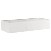Fioriera | Cassetta per fiori | Vaso 200x80x40 cm in Acciaio Inox