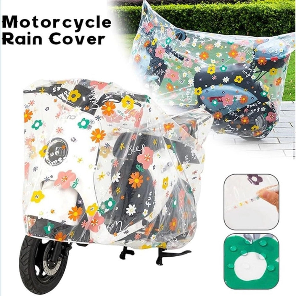 Trade Shop - Telo Copri Motorino Moto Bici Impermeabile Resistente Antipioggia Neve Polvere 220x120cm -