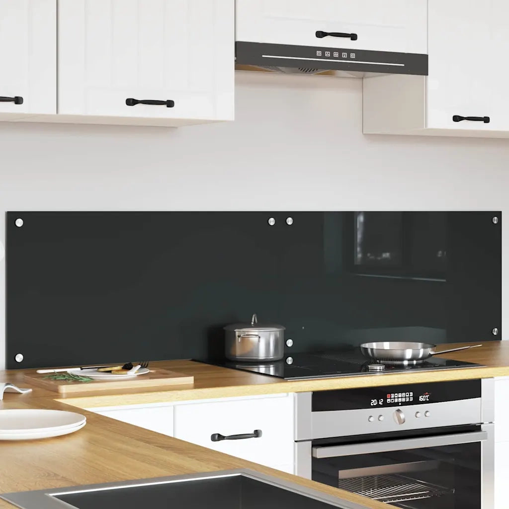 Schienale da cucina 2 pcs Grigio scuro 80 x 40 cm 3415461