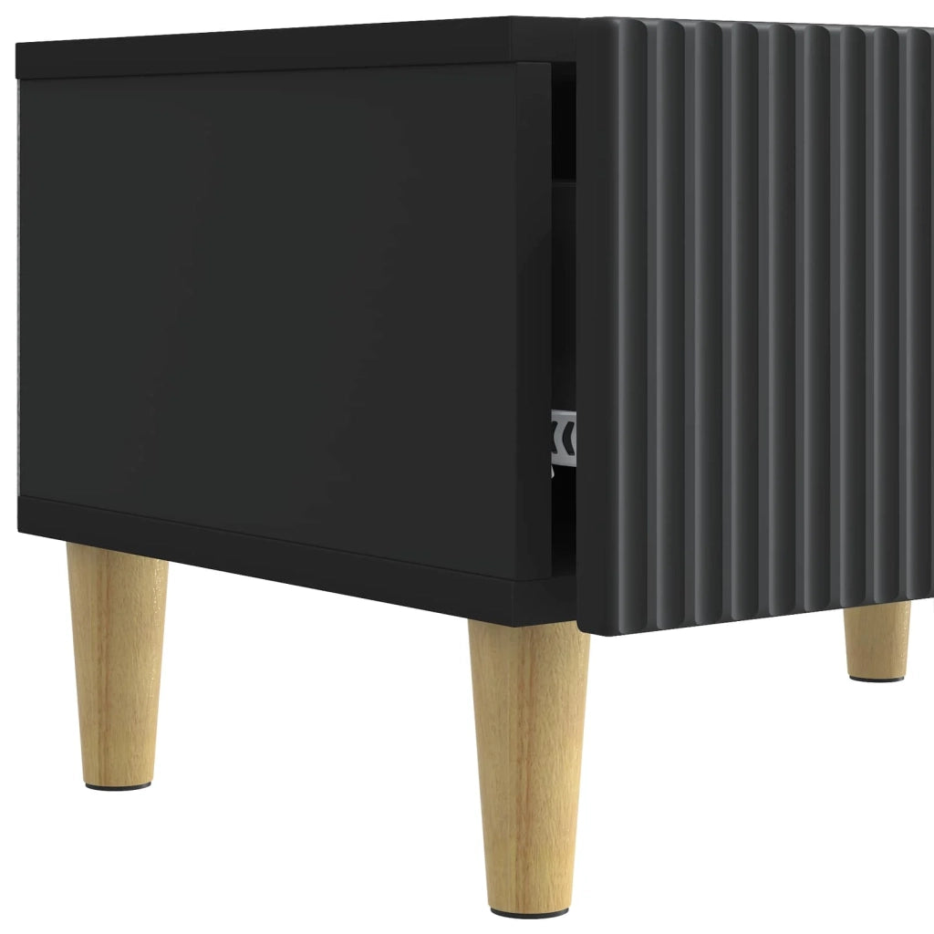 Mobile TV Nero 147 x 34,5 x 30 cm Legno ingegnerizzato 894706