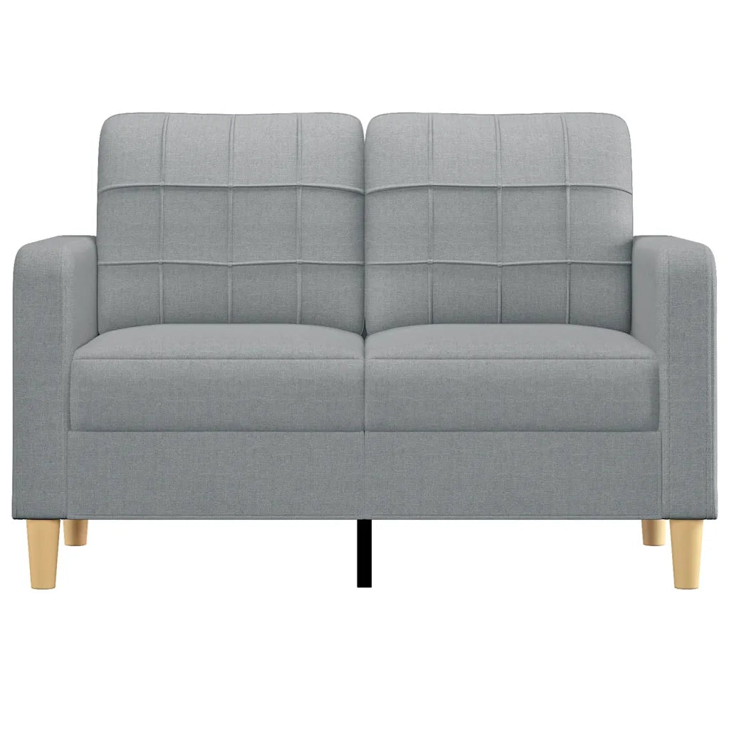 Divano a 2 Posti-Sofa 2 Posti Grigio Chiaro 120 cm in Tessuto 629019