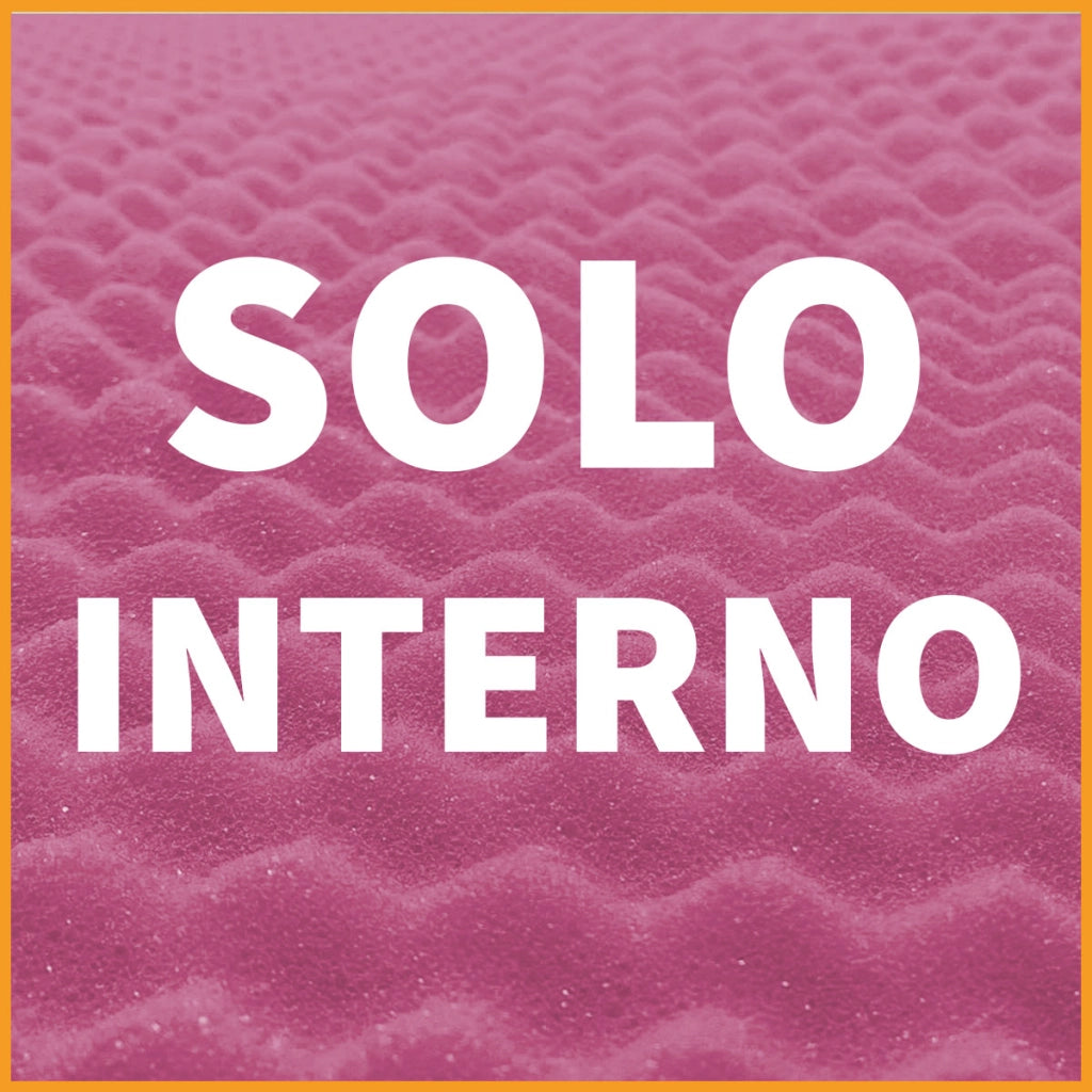 Topper MEMORY + Topper rigido ORTOPEDICO ALTO 6 cm | TOPPER MEMORY e RIGIDO matrimoniale 160X190 Cm | Topper senza tessuto di rivestimento CAPOVOLGIBILE- MOD. LONDON H6