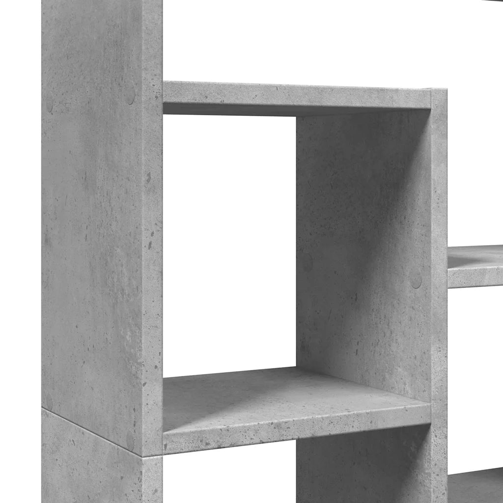 Libreria Grigio Cemento 72x20x120,5 cm in Truciolato 858159