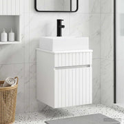 Mobile Lavabo da Parete Bianco 39 x 41 x 62,5 cm 890572