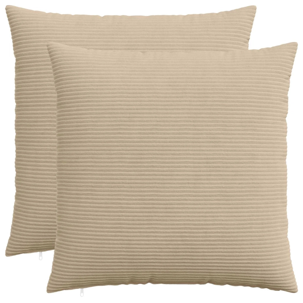 Federa 2 pcs HEERLEN Tortora 55 x 55 cm corduroy 912307