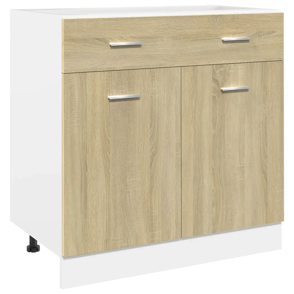 Set di Mobili Porta TV 7 pz Lyon Rovere Sonoma in Truciolato 3307653