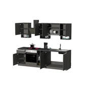 Composizione Cucina moderna 255X60-34X85-71cm - NAUTILUS
