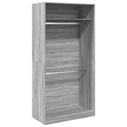 Armadio Grigio Sonoma 100x50x200 cm in Legno Multistrato CFW5093578