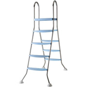 Scaletta a ponte Inox GRE 2x4 gradini  h 1,42 m - con piattaforma